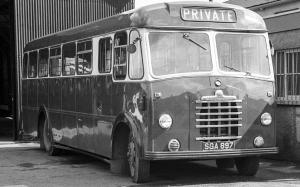 Bedford SBO Duple Midland 1957 года